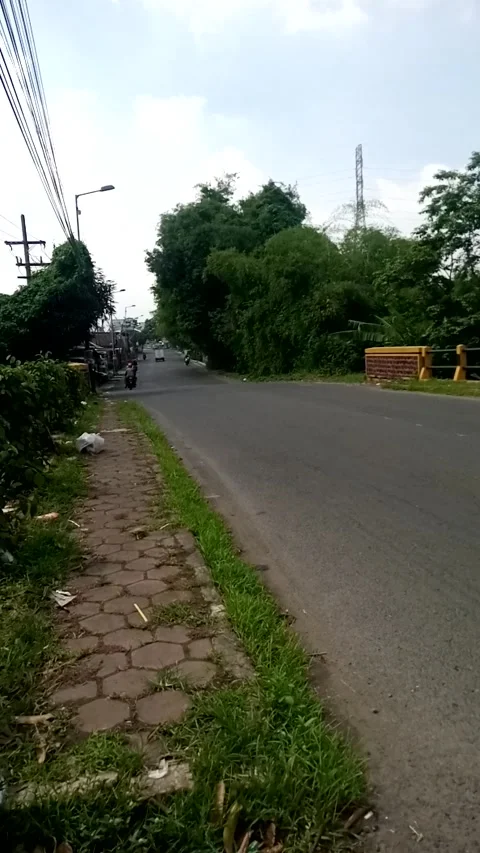 Lebaksono Street Mojokerto East Java Indonesia Stock Footage 221286281