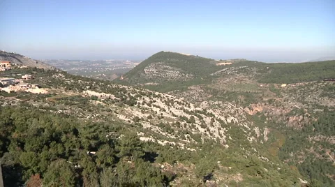 Lebanese mountains Stock Footage 5503273