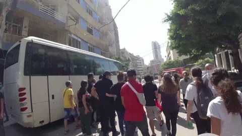 Lebanon explosion Stock Footage 152466041