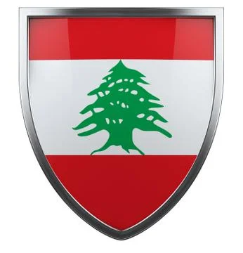 Lebanon flag Stock Illustration