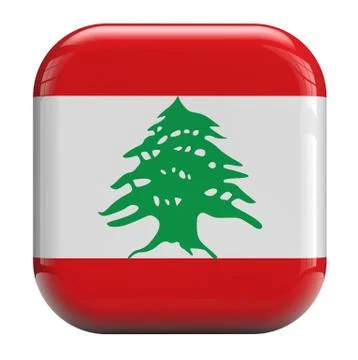 Lebanon flag Stock Illustration