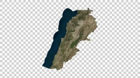Lebanon Map Stock Illustration