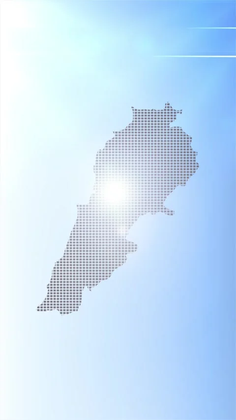 Lebanon Map Opener Stock Footage 276972812