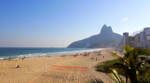 Leblon beach rise Vídeos de archivo 50438966