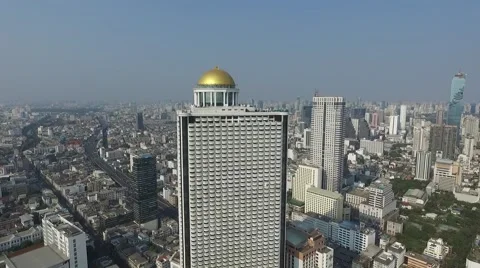 Lebua State Tower Aerial  Stock Footage 62616080
