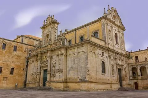Lecce Cathedral Stock Photos
