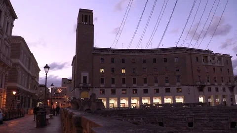 Lecce Roman Arena Stock Footage 71972941