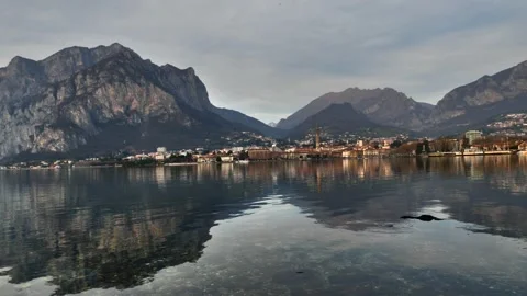 Lecco lake Stock Footage 235782611