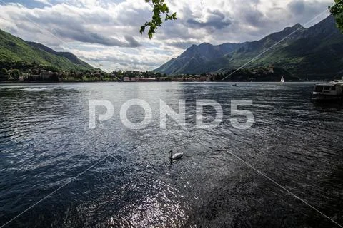 Lecco Lake Stock Photos