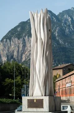Lecco Monument Stock Photos