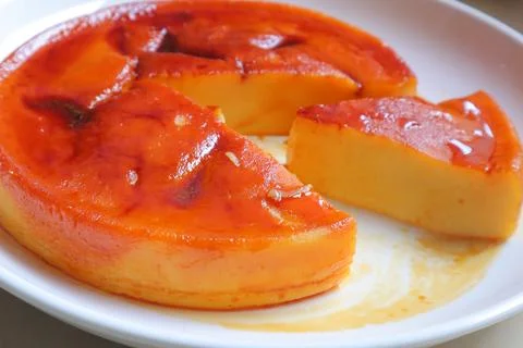 Leche flan Stock Photos