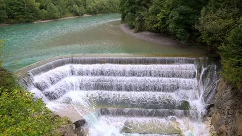 Lechfall, Fussen, Germany Stock Footage 321460422