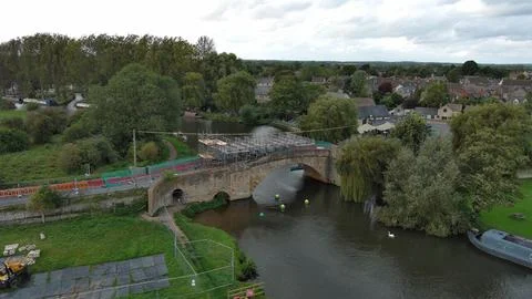 Lechlade bridge damaged Photos