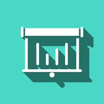 Lectern with microphone icon stock vector illustration flat design Stock Illustration