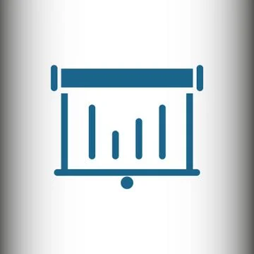 Lectern with microphone icon stock vector illustration flat design Illustrazione stock