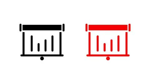 Lectern with microphone icon stock vector illustration flat design Stock Illustration