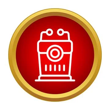 Lectern podium icon representing public speaking and debate Stock Illustration