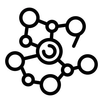 Lecture expert tech icon outline vector. Educator lab Stock Illustration