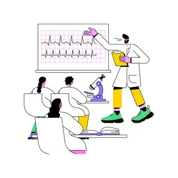 Lecture isolated cartoon vector illustrations. Stock Illustration