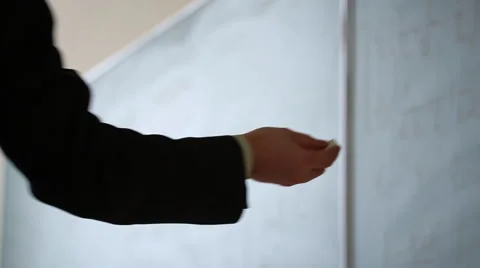 Lecturer at the university leads the lesson Stock Footage 61755719
