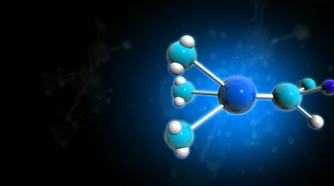 LECULAR MODEL Stock Footage 827589