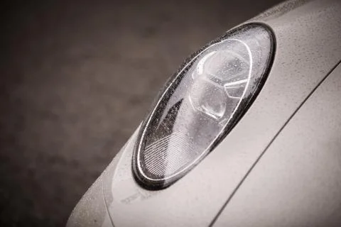 LED automobile headlights Stock Photos