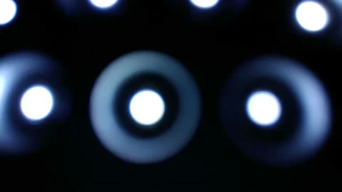 LED backlight in extended movement repeat the rhythm of music Video stock 151197071