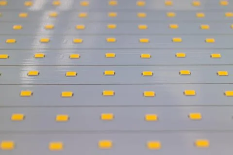 Led backlight string for LED monitors, TVs and promotion light boxes Stock Photos