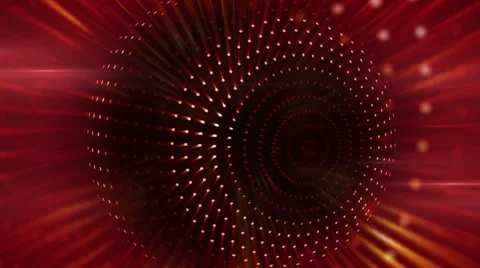 LED Ball - HD Loop 184 Video stock 44122442