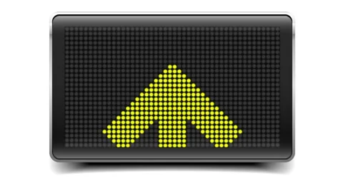 LED Board Arrows Stock Footage 62539898