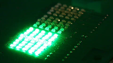LED board Stock Footage 774094