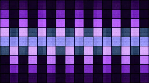 Led Box Lights Flashing Wall Stage VJ Loops 4K Stock Footage 64126033