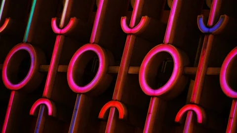 LED building Facade Stock Footage 78570263