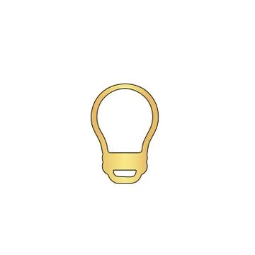 Led Bulb computer symbol Stockillustratie