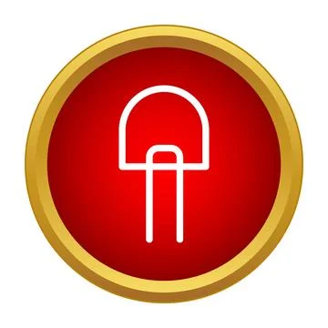 Led bulb light emitting diode icon symbol イラスト素材