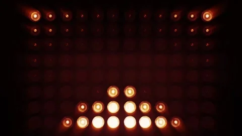 Led bulb panel arrow abstract background Stock Footage 200958541