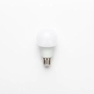 Led bulb on white background Stock Photos