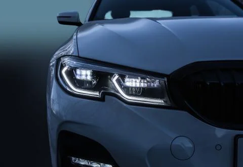 Led car headlight Stock Photos