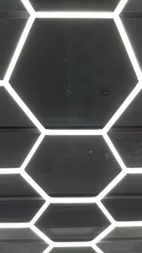 LED ceiling lights Stock Photos