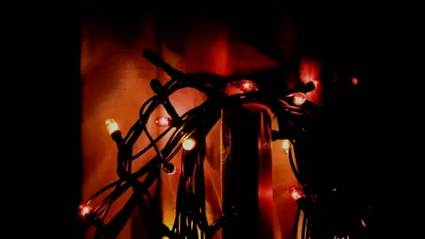 Led Christmas lights Stock Footage 238714779