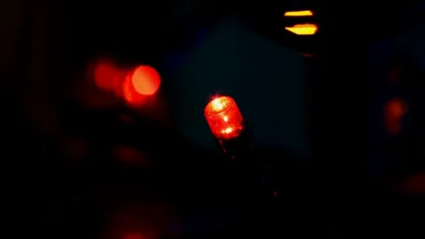 Led Christmas lights Stock Footage 247230051