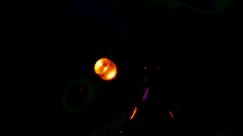 Led Christmas lights Stock Footage 247230125