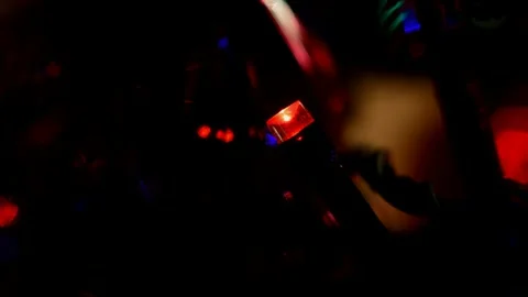 Led Christmas lights Stock Footage 247230312