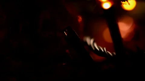 Led Christmas lights Stock Footage 247230460