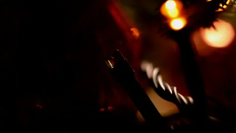 Led Christmas lights Stock Footage 247230700