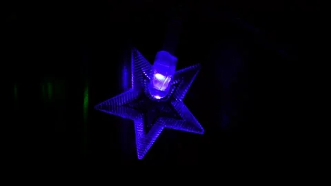 Led Christmas lights Stock Footage 291222578