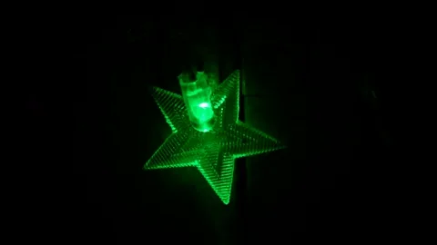 Led Christmas lights Stock Footage 291225793