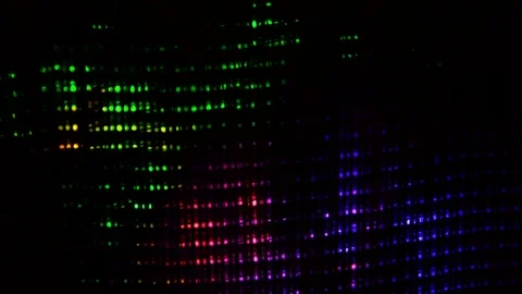 Led Christmas lights Stock Footage 291587605