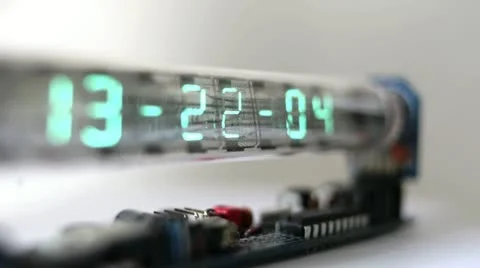 LED clock counter Stock Footage 20530408