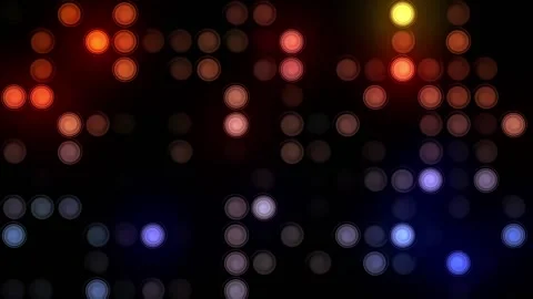 LED colorful lights flicker at random Stock Footage 154413575
